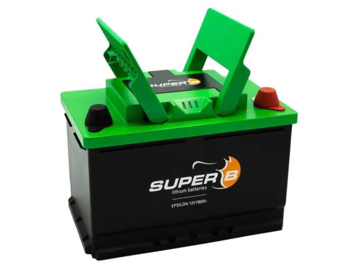 Super B – Epsilon 12V 100Ah – Lithium-Eisenphosphat LiFePo4 Batterie – mit  Heizfunktion – direkt gegen Bleigel oder AGM austauschen – SOUND-WORK  Veranstaltungstechnik Shop & Vermietung